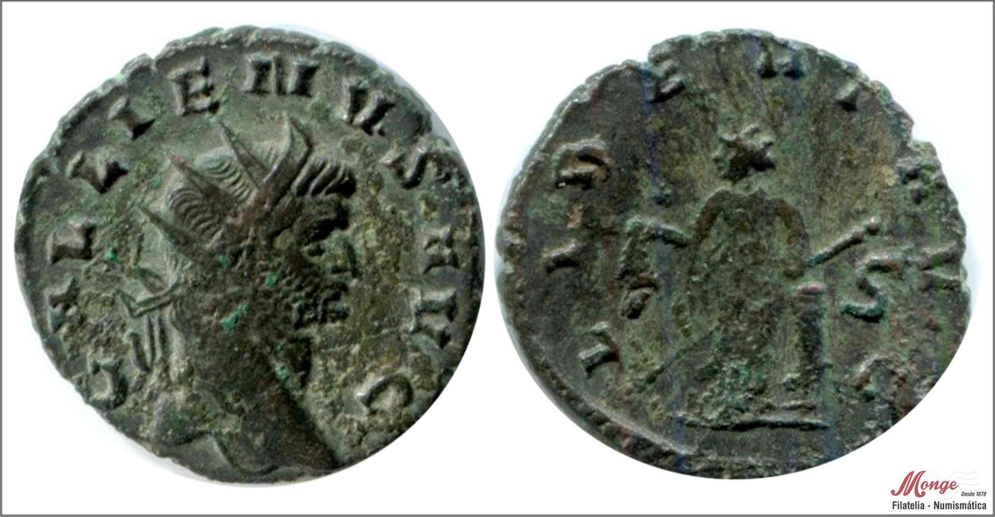 Mundo Antiguo - Imperio Romano - Nº S-10282 - MBC / VF - Antoniano Galieno - A/ GALLIENUS AUG - R/ LIBERT AUG S / Roma 262-263 D