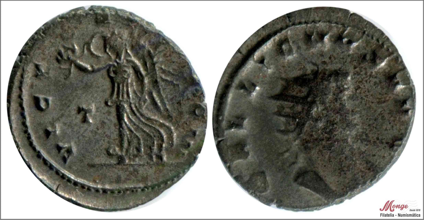 Mundo Antiguo - Imperio Romano - Nº S-10387 - MBC / VF - Antoniano Galieno - A/ GALLIENUS AUG - R/ VICTORIA AUG III ROMA T 3ª of