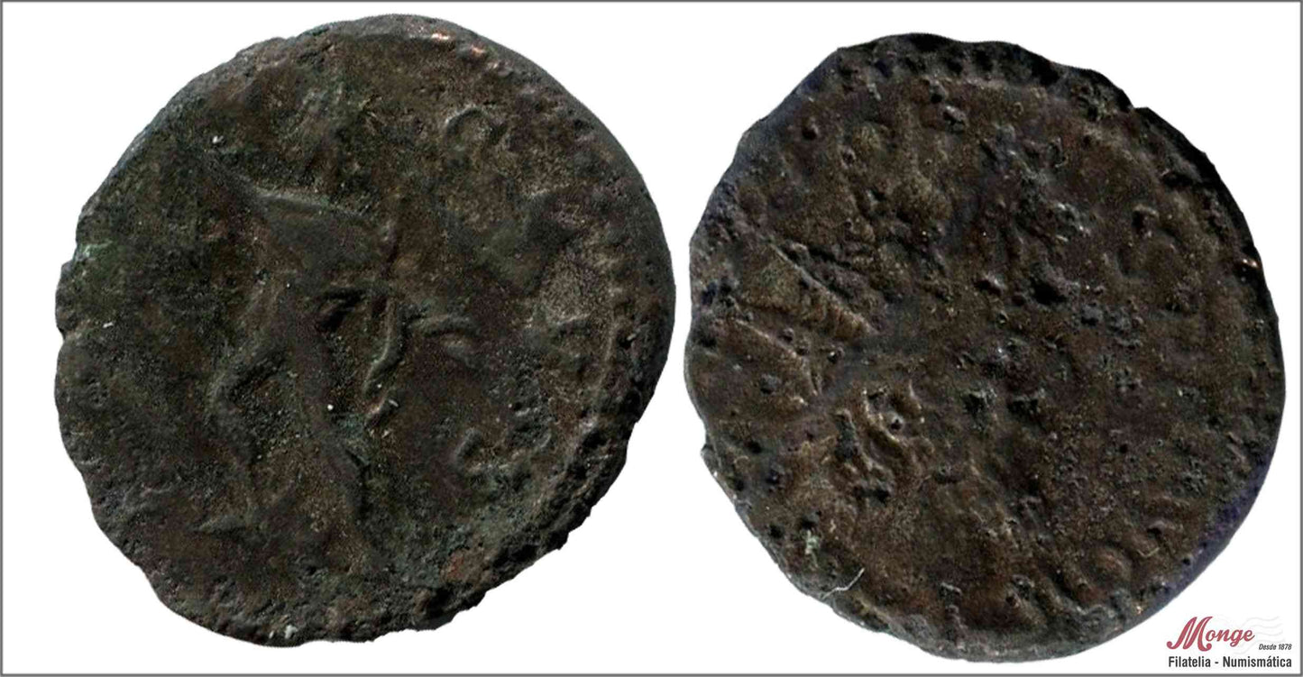 Mundo Antiguo - Imperio Romano - Nº S-11169 - MBC - / VF- - Antoniniano Victorino - R/ INVICTUS / Colonia 269-70 dC