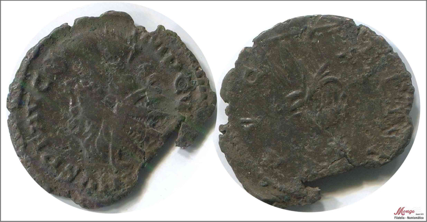 Mundo Antiguo - Imperio Romano - Nº S-11176 - MBC+ / VF+ - Antoniniano Victorino / PIETAS AUG / Mainz o Trier 270-71 dc