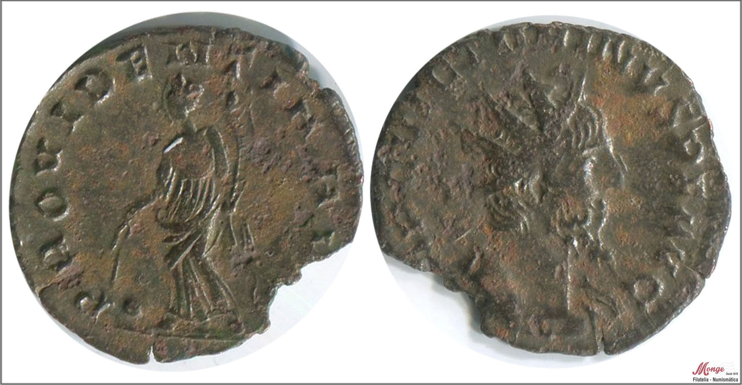 Mundo Antiguo - Imperio Romano - Nº S-11178 - MBC+ / VF+ - Antoniniano Victorino / PROVIDENTIU AUG / Mainz o Trier 270-71 dc