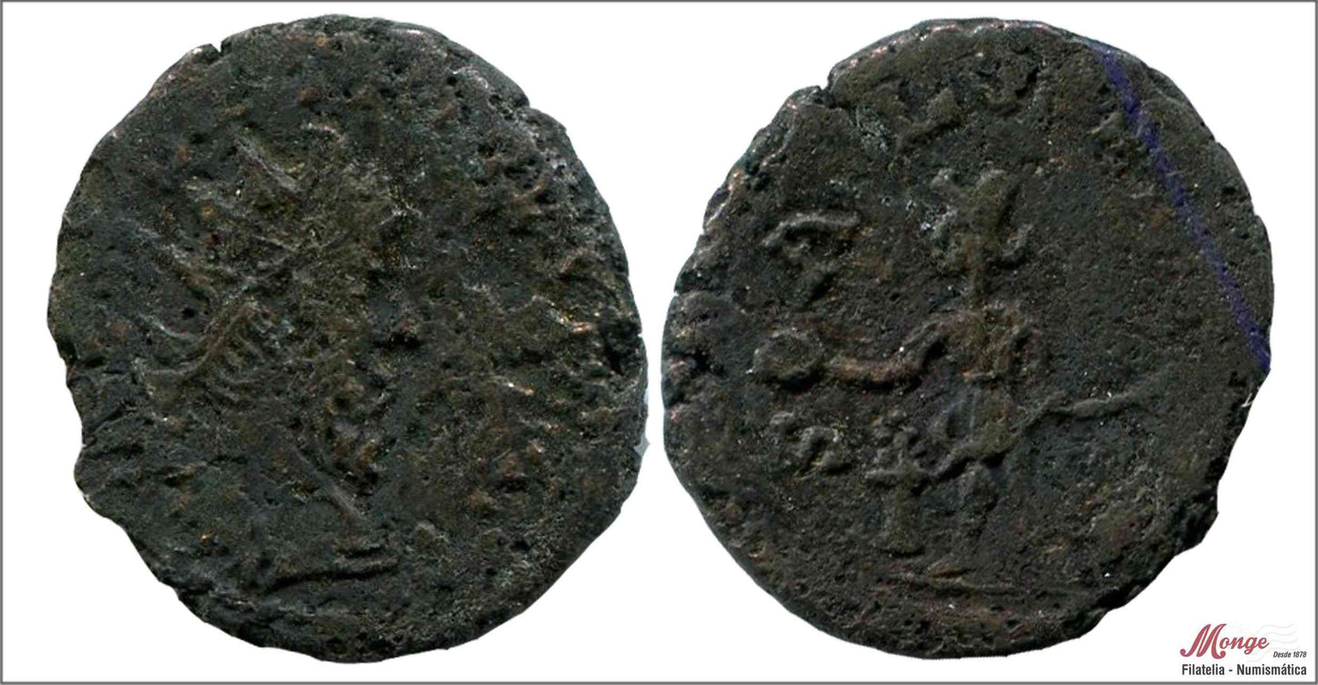 Mundo Antiguo - Imperio Romano - Nº S-11247 - BC / F - Antoniano Tetrico I - R/ SALUS AUG / Colonia 273-274 dc