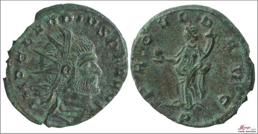 Mundo Antiguo - Imperio Romano - Nº S-11361 - MBC+ / VF+ - Antoniano Claudio II - R/ PROVID AUG / Milan 269 dc