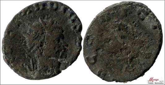 Mundo Antiguo - Imperio Romano - Nº S-11397 - BC / F - Antoniano Claudio II / VICTORIA AUG / Roma 268/269 dc - Imitacion Barbara