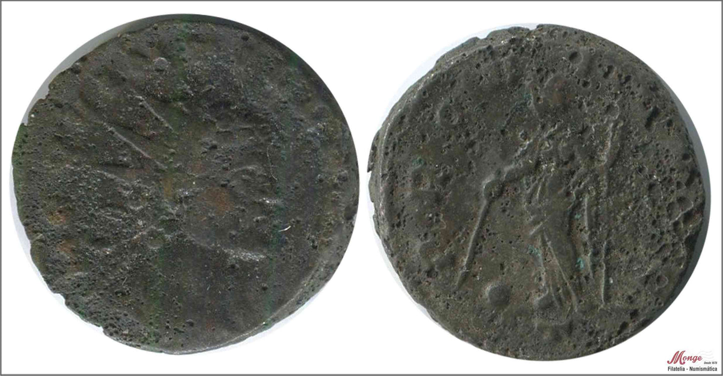 Mundo Antiguo - Imperio Romano - Nº S-11450 - MBC - / VF- - Antoniniano Quintilus - R/ PROVIDENT AUG / Roma 6ª oficina 270 dc -