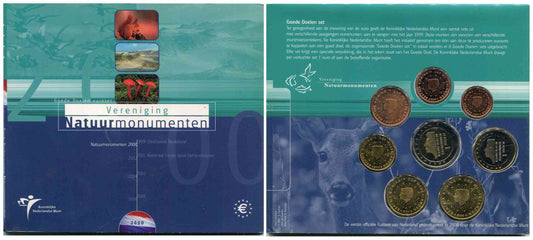 Paises Bajos - 2000 - Monedas Euros en cartera oficial - FDC / MS - Cartera 2000 (8m)