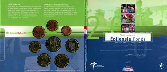 Paises Bajos - 2003 - Monedas Euros en cartera oficial - FDC / MS - Cartera 2003 (8moneda)