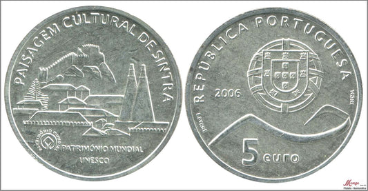 Portugal - 2006 - Monedas Euros circulación - S/C / UNC - 5 € año 2006 / Patrimonio Mundial - Sintra