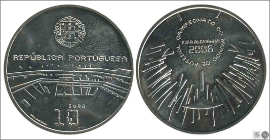 Portugal - 2006 - Monedas euros en plata - S/C / UNC - 10 € año 2006 / FIFA