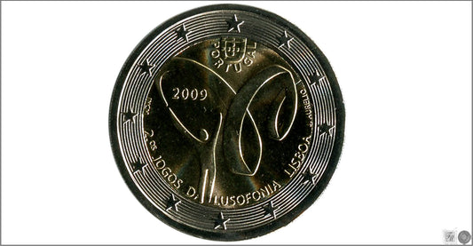 Portugal - 2009 - Monedas Euros circulación - S/C / UNC - 2 € año 2009 / Juegos Lusofonia