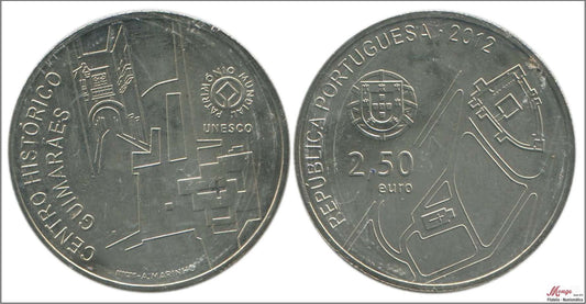 Portugal - 2012 - Monedas Euros circulación - S/C / UNC - 2,50 € Año 2012 / Guimaraes