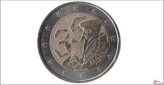 Portugal - 2022 - Monedas Euros circulación - S/C / UNC - 2 € Año 2022 / Erasmus