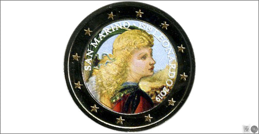 San Marino - 2019 - Monedas Euros Color - S/C / UNC - 2 € año 2019 / Leonardo da Vinci