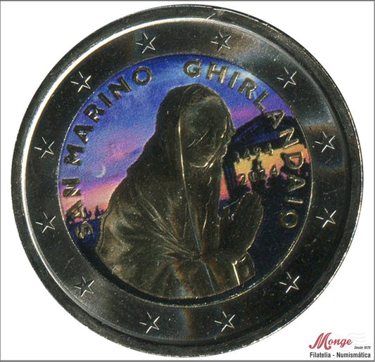 San Marino - 2024 - Monedas Euros Color - S/C / UNC - 2 € Año 2024 / Domenico Ghirlandaio