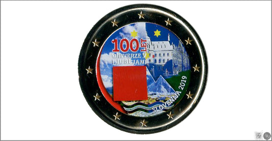 Slovenia - 2019 - Monedas Euros Color - S/C / UNC - 2 € Año 2019 University of Ljubljan