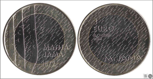 Slovenia - 2022 - Monedas Euros circulación - S/C / UNC - 3 € Año 2022 / Matija Jama